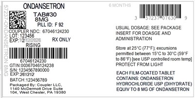 Label (57237 076 30 Ondansetron 8mg 67046 1242 30)